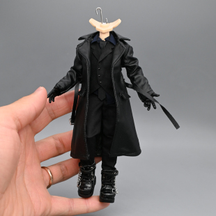 12分ob11阿巳3娃衣北冥体修罗丸潮酷皮衣夹克风衣bjd素体西装 衬衫