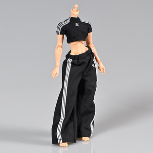 Romankey COWL女素体1/12兵人衣服休闲宽松运动裤潮流紧身T恤背心