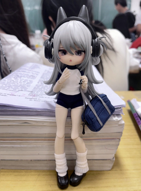12分一万次出逃计划BJD素体az妖精日系学生运动服T恤短裤娃衣校服