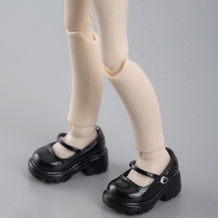 12分bjd素体自由出逃体ob24妖精体娃鞋阿巳3玛丽珍乐福制服小皮鞋