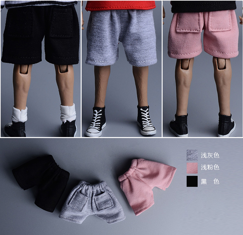 1/12兵人衣服配件短裤运动裤