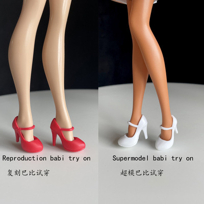 6分bjd娃衣ob24娃娃公主高跟鞋