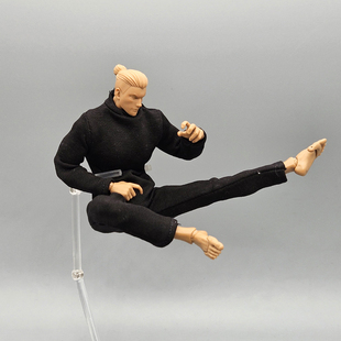 romankey男素体1/12兵人衣服配件连体衣运动服nw方大头作战连体裤