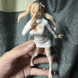 12分明月体米甜出逃体娃衣紧身长袖T恤打底连衣裙bjd素体人妻衣服