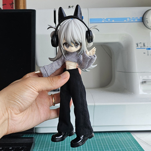 北冥出逃体12分ob11阿巳3.0明月体娃衣bjd素体裤子休闲西裤阔腿裤