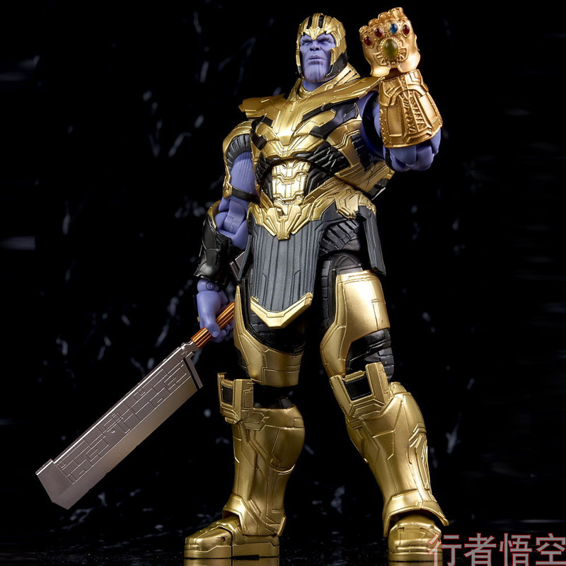 shf双刃刀盔甲铠甲灭霸大刀武器配件可动玩具手办模型复联4电影