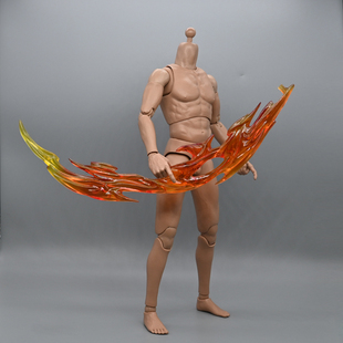 1/6分兵人武器场景配件火焰刀特效件bjd娃娃素体手办模型魔改道具