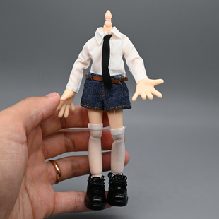 12分妖精体D男D女D妹衬衫牛仔短裤bjd阿巳2.0娃娃素体jk衬衣娃衣