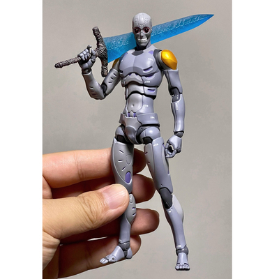 1/12兵人配件精灵骑士暗月大剑寒冰剑特效件figma机娘武器改件shf