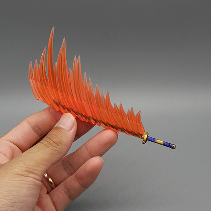 1/12兵人武器配件浪人武士太刀6寸shf机娘素体手办斩击剑气特效件