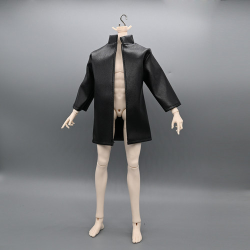1/6分兵人衣服bjd素体短款皮衣