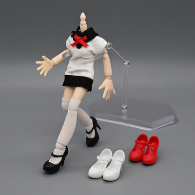 12分阿巳2.0妖精体bjd素体高跟鞋