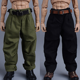 1/12兵人衣服配件6寸人偶GWToys素体VTOYS肌肉男裤子娃衣工装裤nw