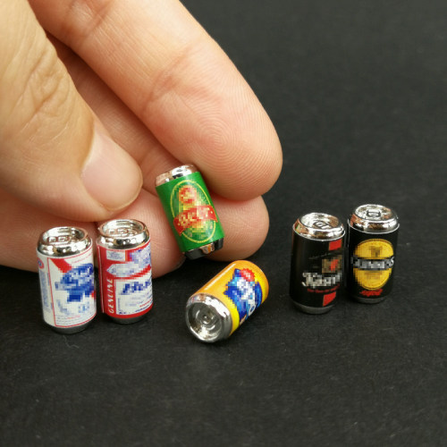 1/12兵人酒吧场景配件啤酒饮料