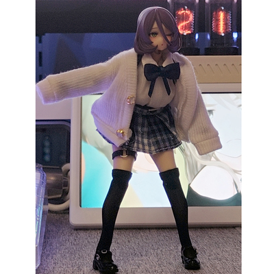 1/12兵人衣服配人妻jk百褶裙衬衣