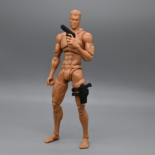 1/12兵人配件战术绑腿快拔枪套