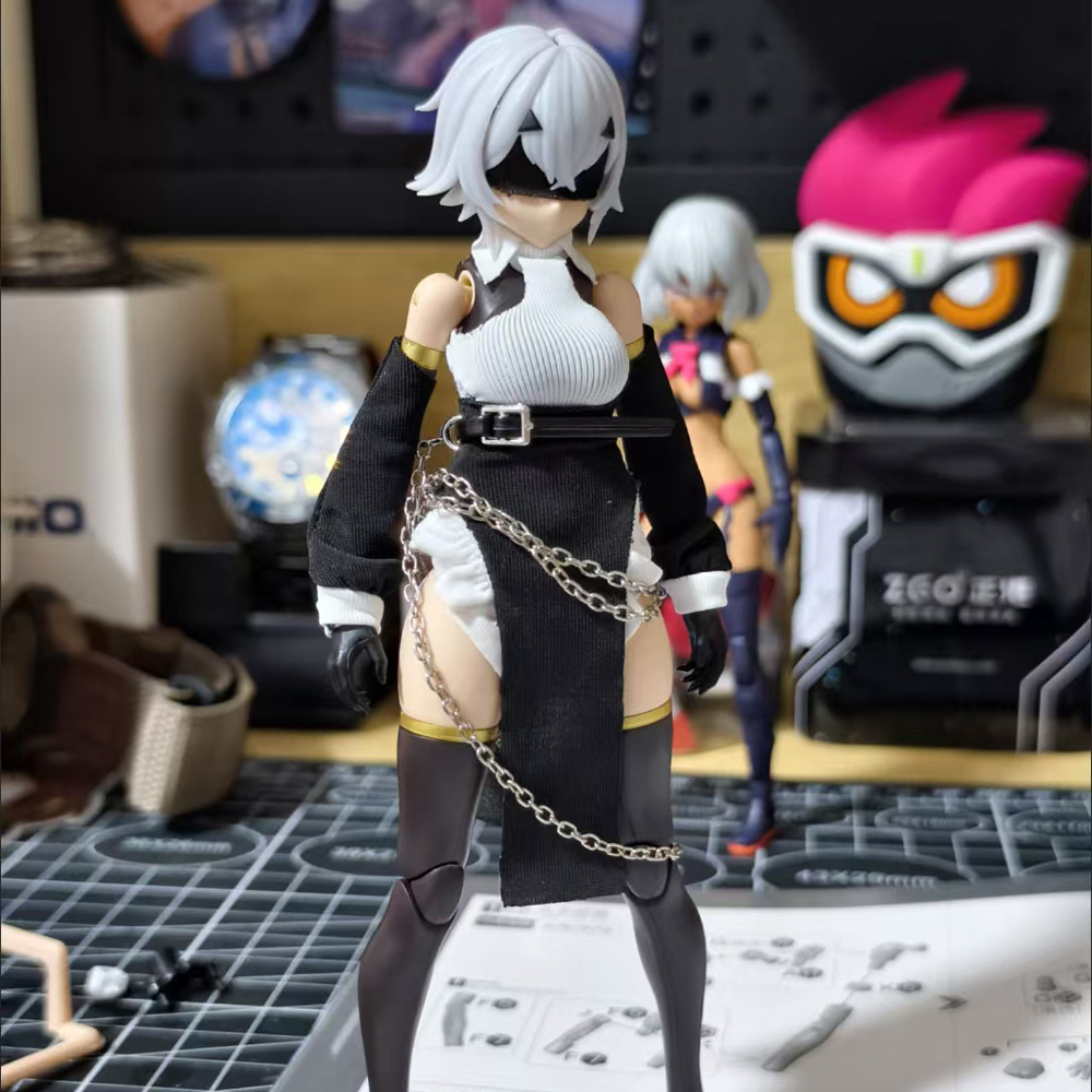 1/12兵人衣服配件机娘素体修女服