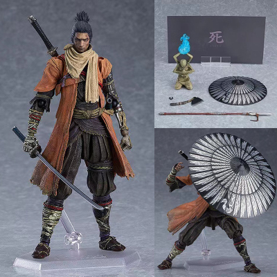 figma日本忍者武士Wolf狼手办