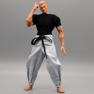 romankey男素体1/12运动衣服伏黑甚尔6寸兵人紧身T恤裤子布衣配件