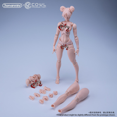 1/12超可动人偶女素体模特兵人