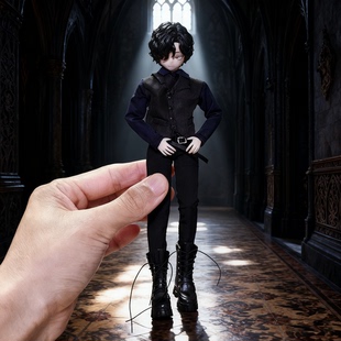 12分西西里往事娃衣西装马甲衬衫裤子bjd娃娃素体衣服配件西裤mjd