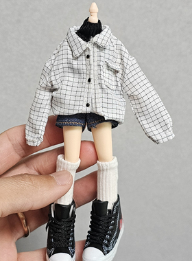 12分ob11妖精体D男D女D妹潮流衬衣外套bjd素体娃衣阿巳2衬衫打底