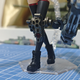 1/12兵人衣服配件高跟鞋马丁靴6寸女神装置机娘素体鞋子皮靴改件