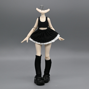 大12分出逃体明月体娃衣洛丽塔蛋糕裙蓬蓬裙bjd素体机娘兵人短裙