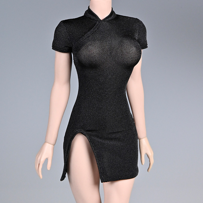 1/6兵人衣服配件ph性感紧身旗袍