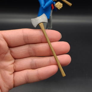 1/12兵人配件斧子mezco战斧黑帮斧头6寸可动人偶手办模型neca武器