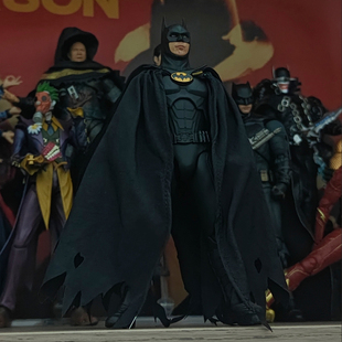 1/12兵人shf迈克尔基顿蝙蝠侠披风配件diy布衣改件mafex战术斗篷