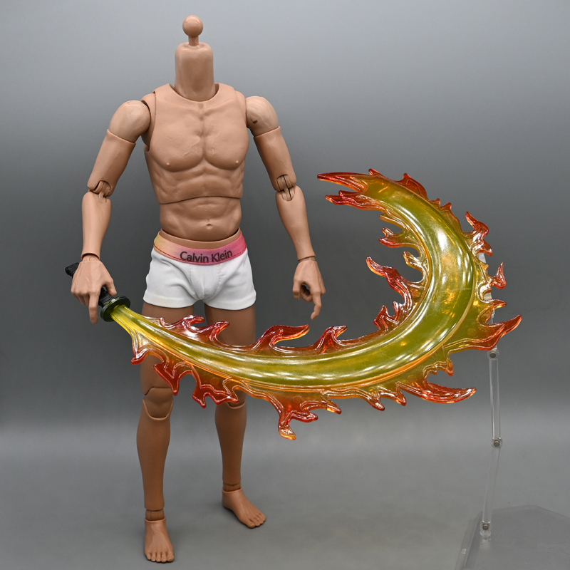 1/6兵人武器配件武士火焰太刀