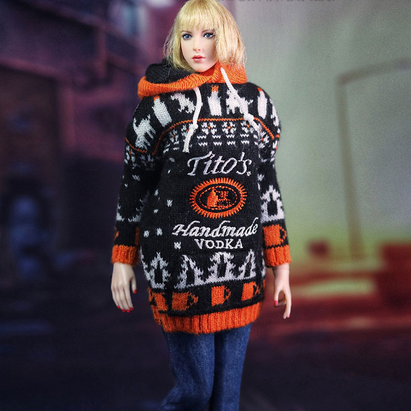 1/6兵人女圣诞毛衣打底裙衣服