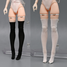 1/12兵人衣服配件figma长筒袜6寸机娘女素体过膝袜tbl丝袜ph袜子