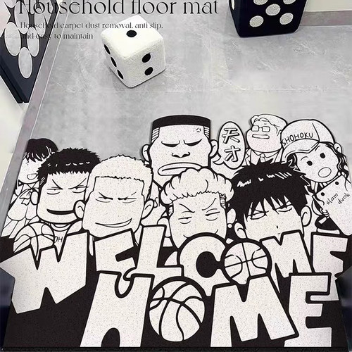 回忆经典灌篮高手丝圈入户门垫