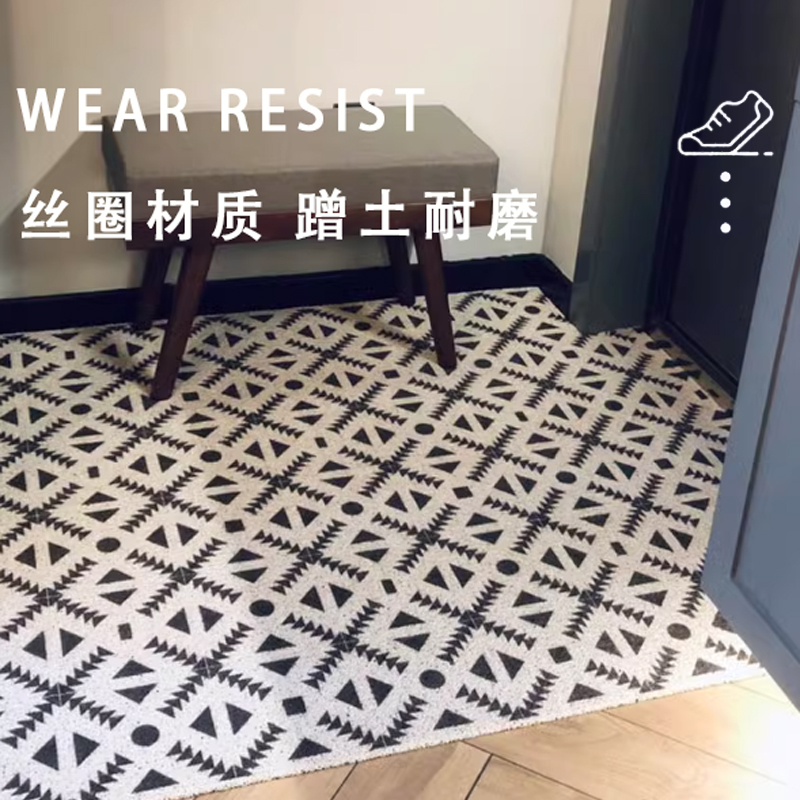 太大气了吧简约百搭丝圈门垫