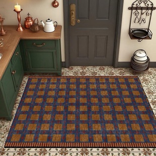 高级感南洋风可裁剪入户门地垫比利时绒耐脏玄关家用防水大门口垫