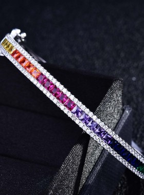 日韩风饰品微镶锆石重工高档手镯