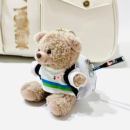 羽毛球小熊挂件钥匙扣球包挂饰毛绒治愈玩偶运动周边情侣生日礼物