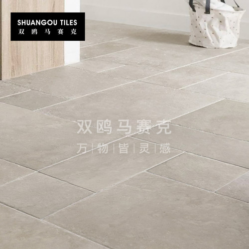 法式莱姆石地砖卫生间防滑古堡砖