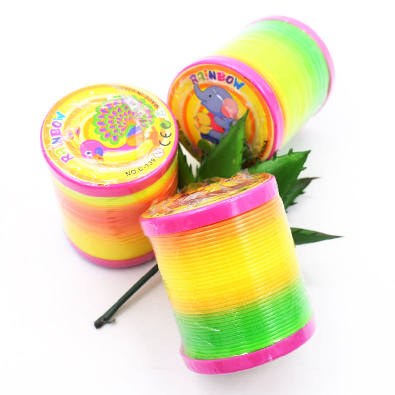 彩虹圈儿童成人中号弹力一元店两元店地摊叠叠乐表演彩虹玩具