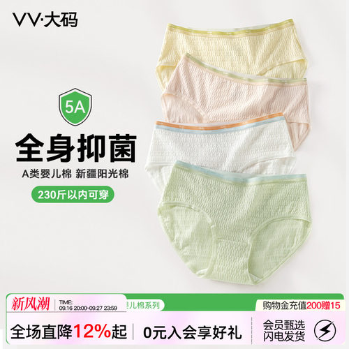 VV大码生活馆A类婴儿棉内裤