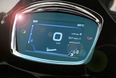 2020年新款比亚乔VESPA GTS300 HPE Super Tech摩托车仪表保护膜