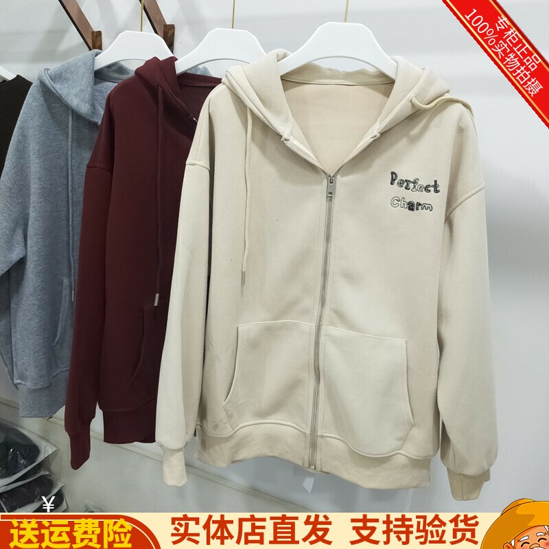 连帽休闲中款卫衣外套休闲上衣