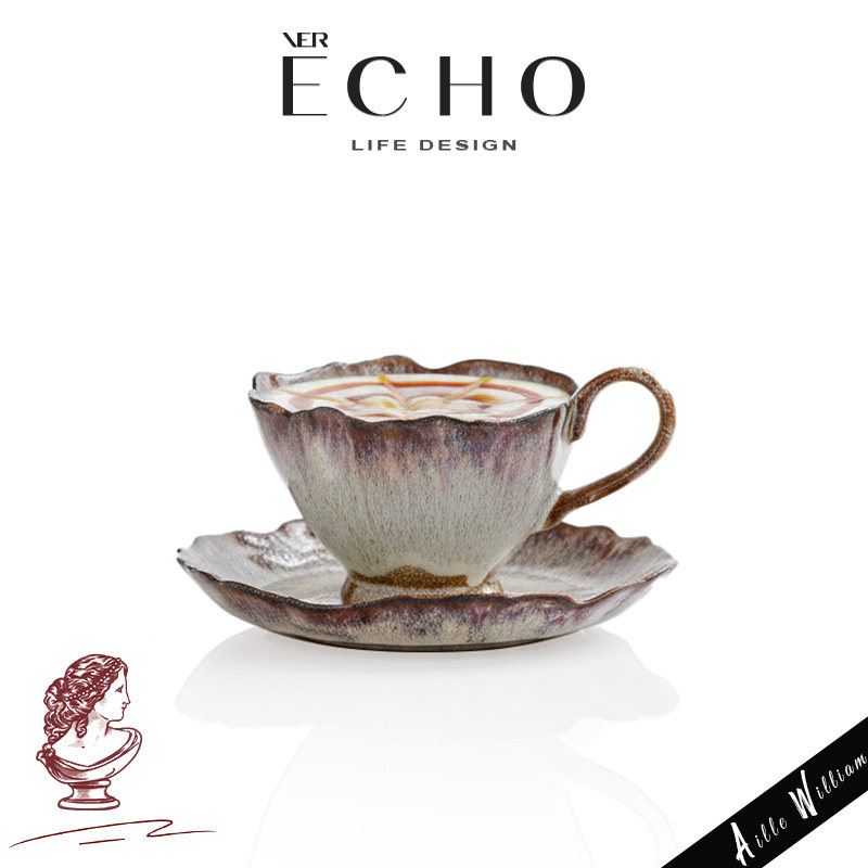 ECHO设计师款陶瓷咖啡杯碟套装