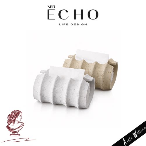 ECHO创意洞石纸巾抽纸盒礼物