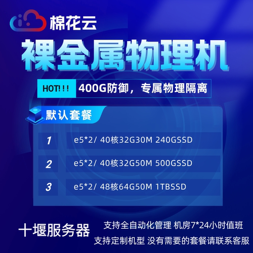 十堰服务器租用中部直连400G高防