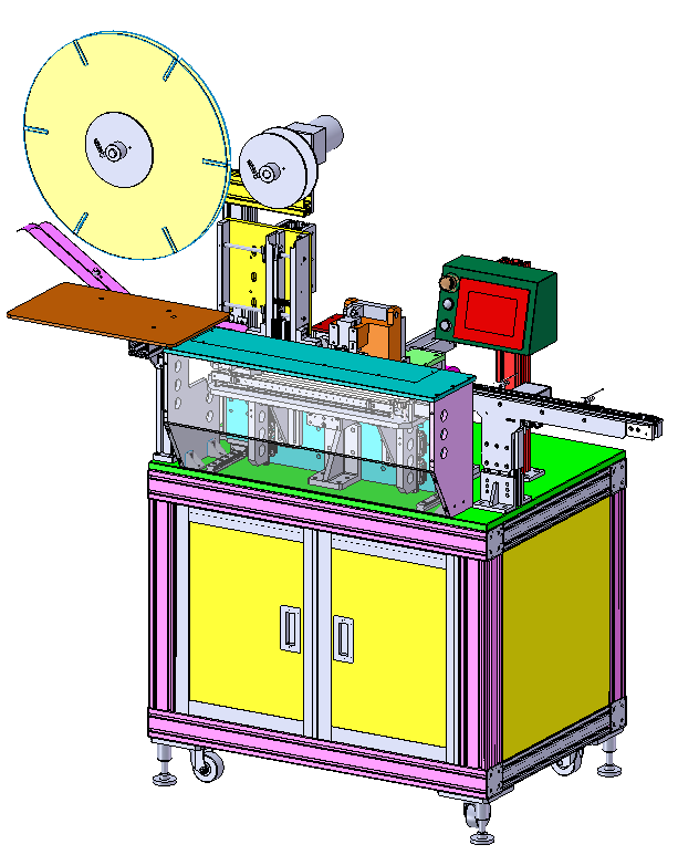 全自动凸轮插针机图纸 插针机三维模型3d  接头插针设备图纸