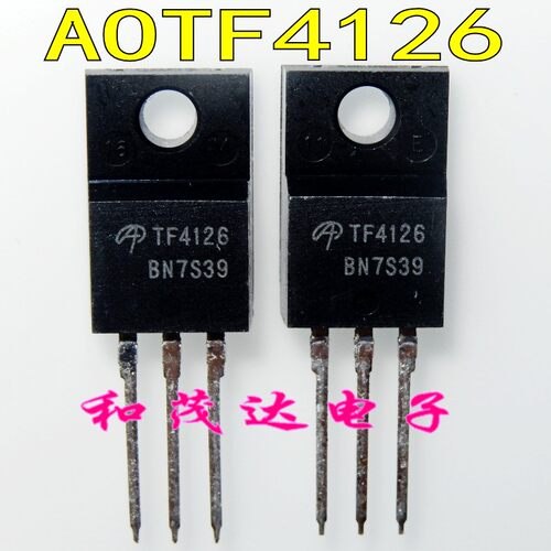 TF4126 AOTF4126 直插TO-220F塑封 进口场效应管MOS管 100V 27A
