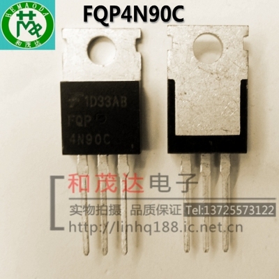 FQP4N90C 直插TO-220 进口MOS管场效应管900V 4A 质量保证 可直拍
